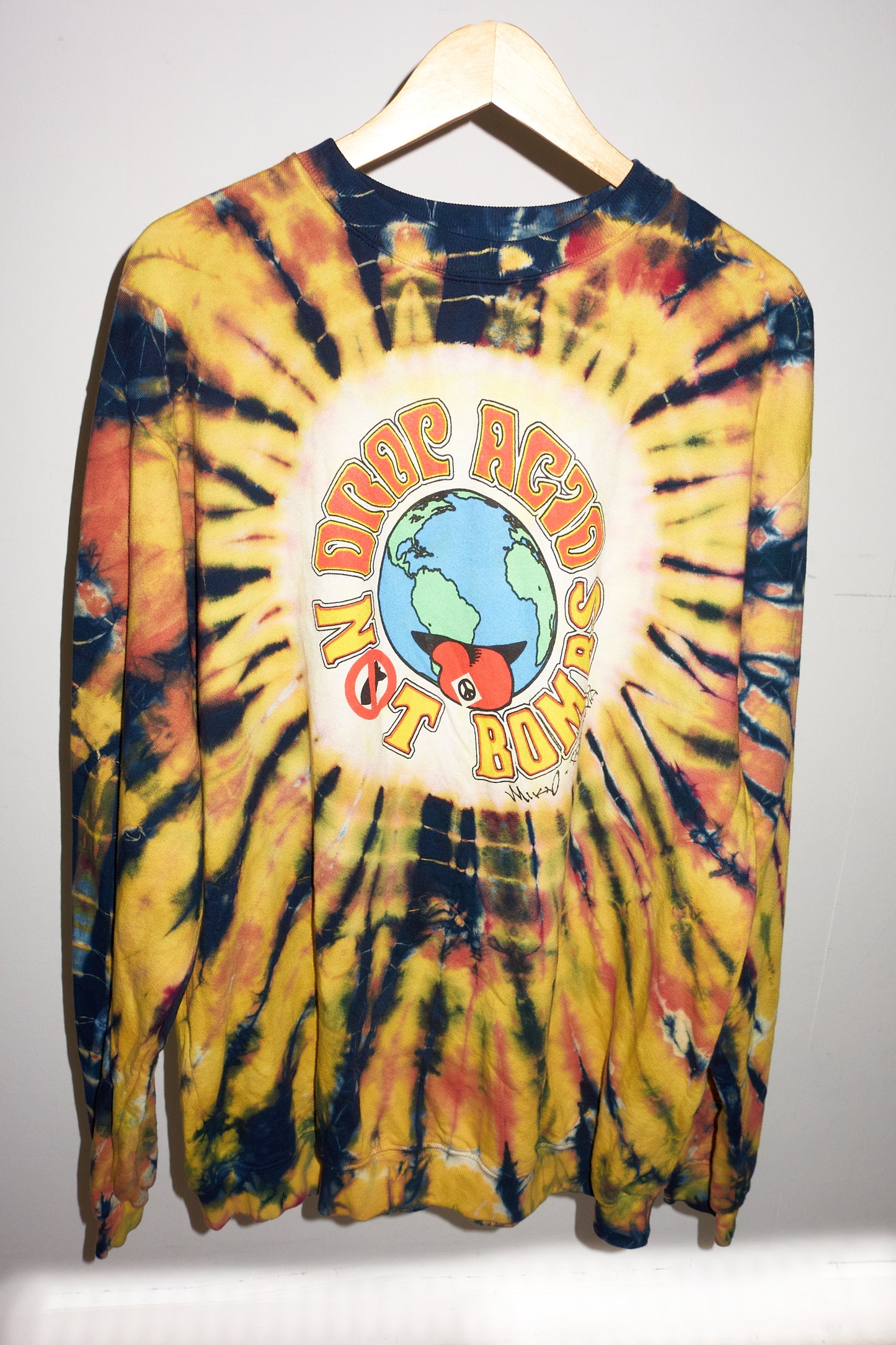 Drop Acid Not Bombs crewneck sweater